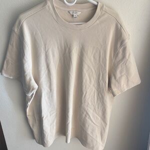 Banana Republic Men's Cream T-Shirt 2X
